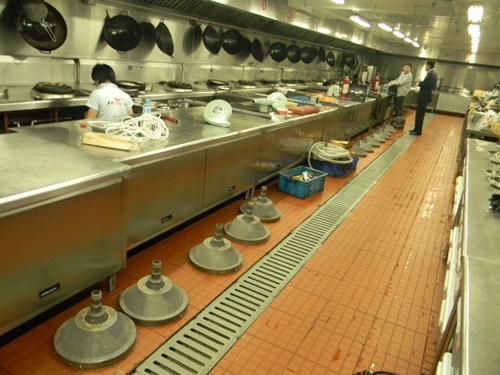 中餐厅芭乐视频官网下载在线播放设备安装现场图片