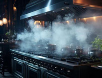 四川厨具设备有限公司告诉你商用芭乐视频官网下载在线播放油烟的危害及解决办法