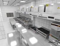 酒店厨具厂家告诉你食堂芭乐视频官网下载在线播放各功能区的职能